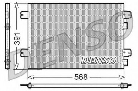 Конденсатор кондиционера DENSO DCN23011 (фото 1)