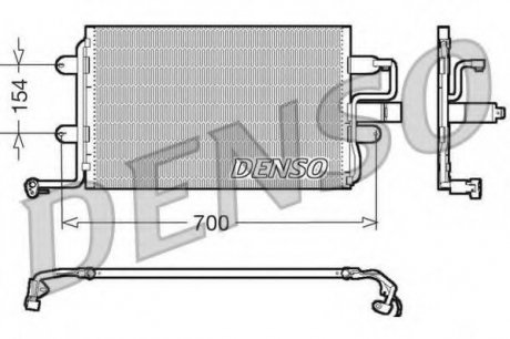 Конденсатор кондиционера DENSO DCN32017 (фото 1)