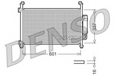 Конденсатор кондиціонера DENSO DCN40007