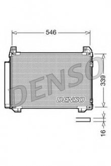 Конденсатор кондиционера DENSO DCN50025 (фото 1)