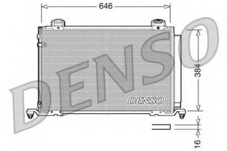Конденсатор кондиционера DENSO DCN50026 (фото 1)