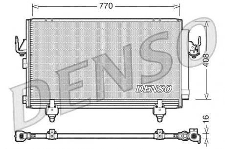 Конденсер кондиціонера DS DENSO DCN50031 (фото 1)