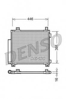 Конденсатор кондиционера DENSO DCN50045 (фото 1)