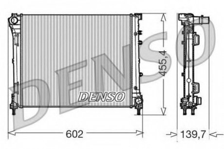 Радиатор охлаждение двигателя DENSO DRM09162 (фото 1)