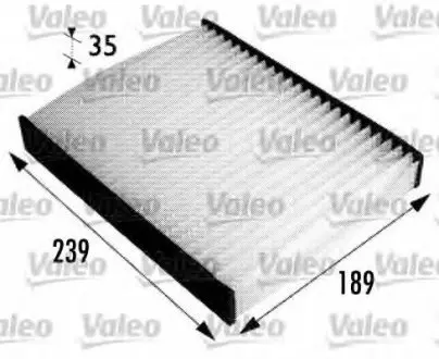 Фильтр салона VALEO 698694