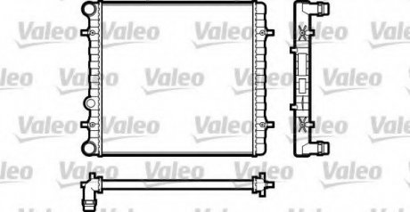 Радиатор системы охлаждения VALEO 731606