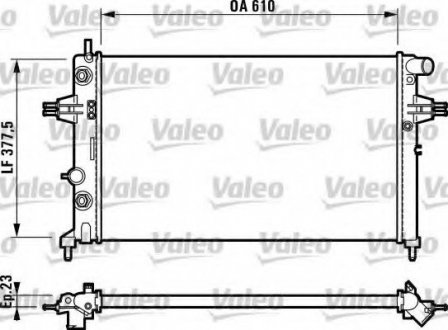 Радіатор системи охолодження VALEO 732549 (фото 1)