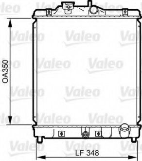 Радіатор системи охолодження VALEO 734117 (фото 1)