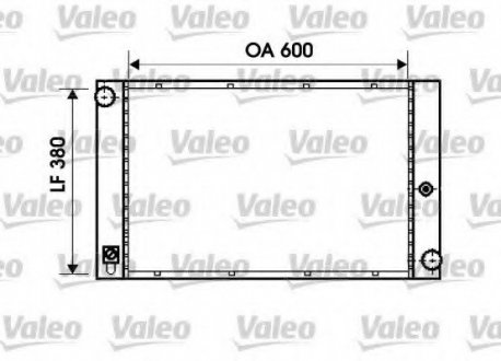 Радиатор системы охлаждения VALEO 734395 (фото 1)