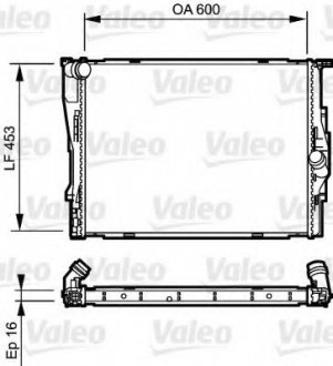 Радіатор системи охолодження VALEO 735195 (фото 1)