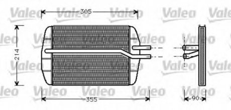 Радиатор отопителя салона VALEO 812272 (фото 1)