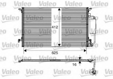 Радиатор кондиционера VALEO 817711 (фото 1)