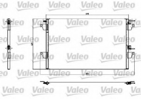 Радіатор кондиціонера VALEO 817731 (фото 1)