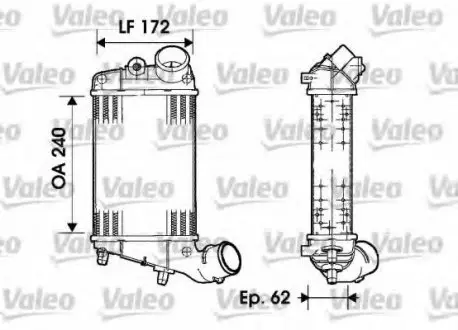 Интеркулер VALEO 817862