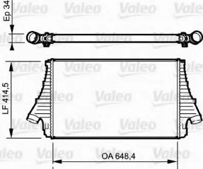 Інтеркулер VALEO 818722