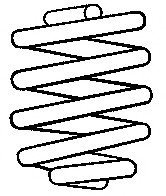 Пружина передня SACHS 997349