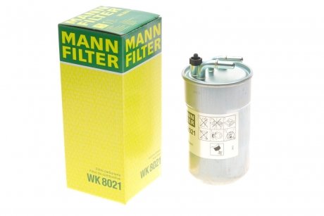 Топливный фильтр MANN (Манн) WK 8021 (фото 1)