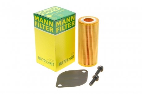 Фільтр гідравлічний КПП -FILTER MANN (Манн) HU 721 Z KIT (фото 1)