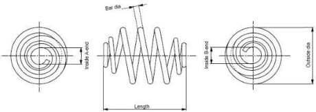 Пружина MONROE SP3411