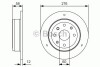 Тормозной диск BOSCH 0986479T83 (фото 1)