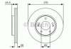 Тормозной диск BOSCH 0986479S00 (фото 1)