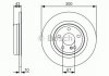 Тормозной диск BOSCH 0986479A38 (фото 1)