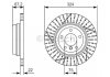 Тормозной диск BOSCH 0986479A78 (фото 1)