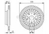 Тормозной диск BOSCH 0986479T34 (фото 1)