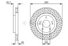 Тормозной диск BOSCH 0986479U80 (фото 1)