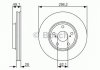 Тормозной диск BOSCH 0986479R28 (фото 1)