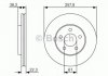 Тормозной диск BOSCH 0986479R56 (фото 1)