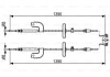 Гальмівний трос BOSCH 1987482459 (фото 1)