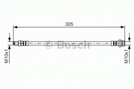 Гальмівний шланг BOSCH 1987481442 (фото 1)