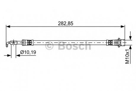 Тормозной шланг BOSCH 1987481643 (фото 1)