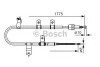 Трос тормозной BOSCH 1987482077 (фото 1)