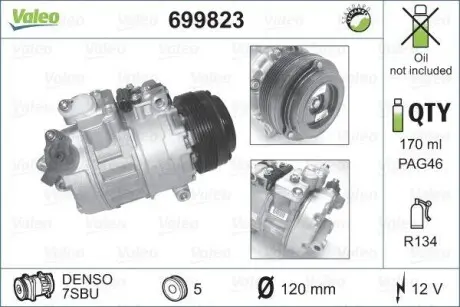 Компресор кондиціонера VALEO 699823