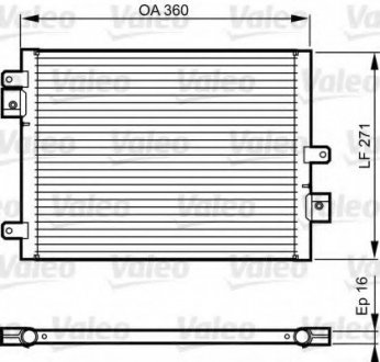 Радиатор кондиционера VALEO 814167 (фото 1)