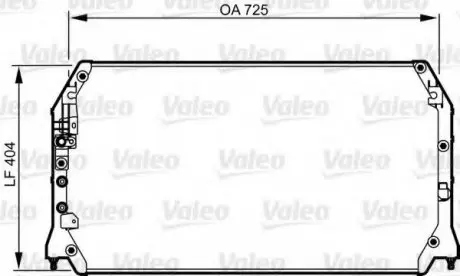 Радиатор кондиционера VALEO 814247