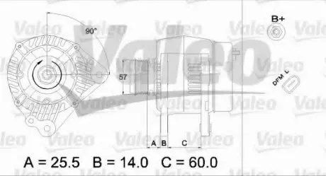Генератор VALEO 437400