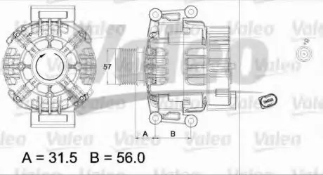 Генератор VALEO 437430