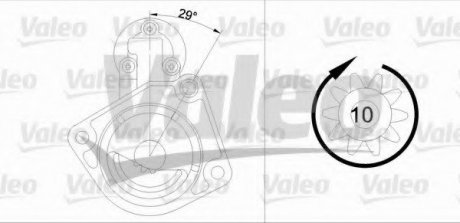 Стартер VALEO 458116 (фото 1)