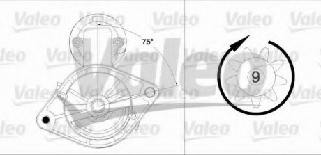 Стартер VALEO 458191 (фото 1)