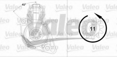 Стартер VALEO 458217 (фото 1)