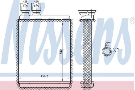 Отопитель NISSENS 72986