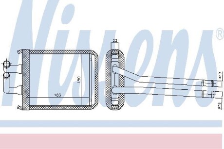 Отопитель NISSENS 77540