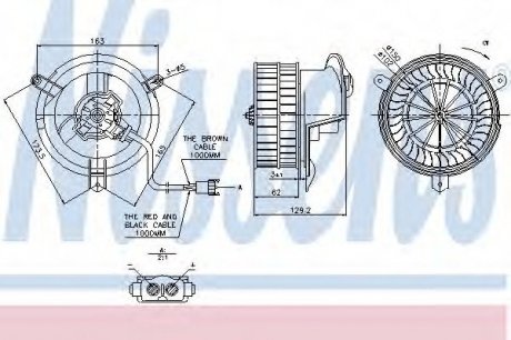 Вентилятор обігрівача NISSENS 87035