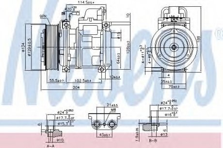 Компресор кондиціонера NISSENS 890023