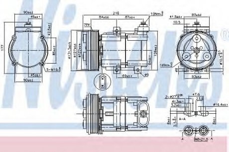 Компрессор кондиционера NISSENS 890081