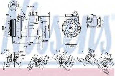 Компрессор кондиционера NISSENS 890093