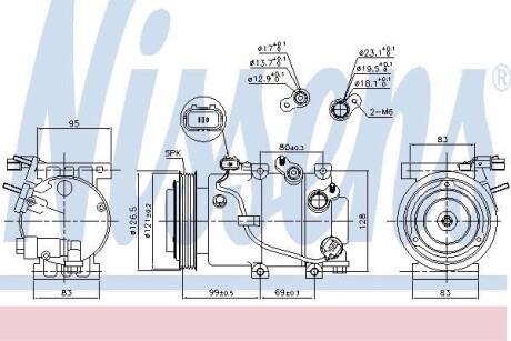 Компрессор кондиционера NISSENS 890238